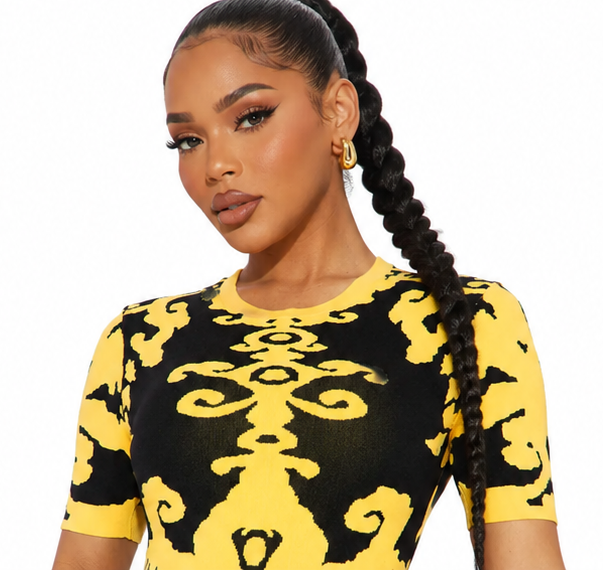 Normani Bandage Knit Maxi Dress