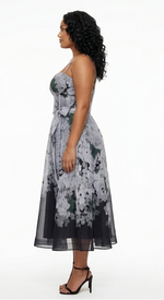 Organza Corset Maxi Dress