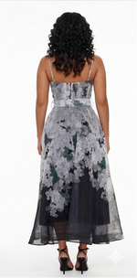 Organza Corset Maxi Dress