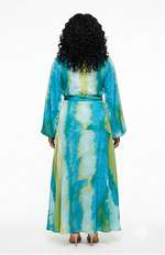 Havana Satin Maxi Dress