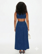 Weekender Denim Maxi Dress