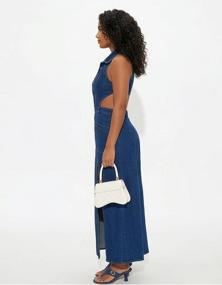 Weekender Denim Maxi Dress