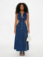 Weekender Denim Maxi Dress