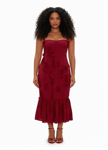 Athens Floral Maxi Dress